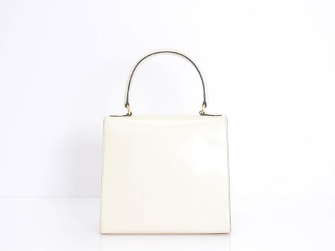 Ivory handbag with CELINE 2WAY handbag ST