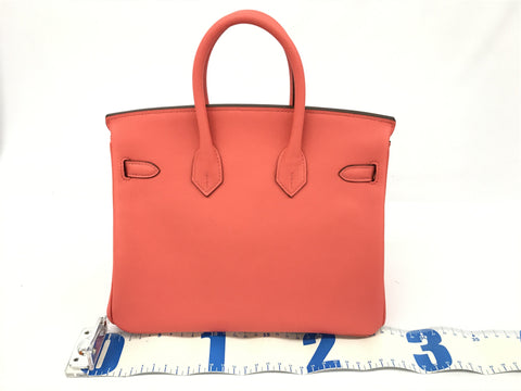 HERMES Birkin 25 Verso Togo Rouge Kazak X Rouge Ash SS Z Handbag