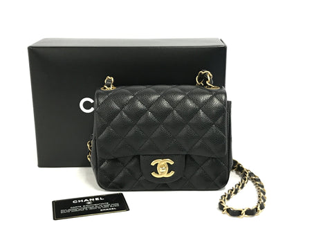 CHANEL Caviar Skin Caviar Skin Minimato Chain Shoulder 21 Series Shoulder Bag