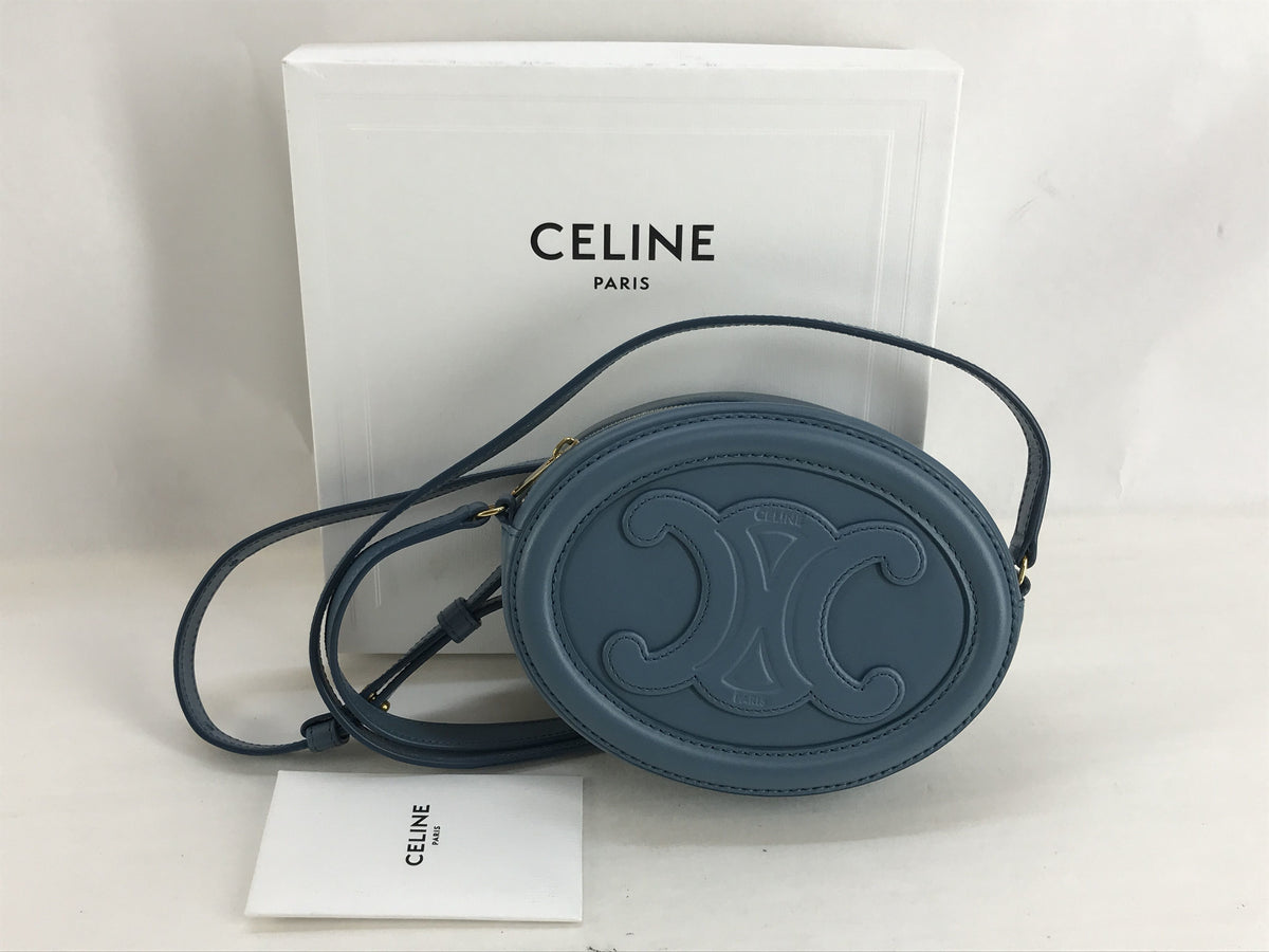 CELINE OVAL CUIRTRIOMPHE SHOULDER BAG