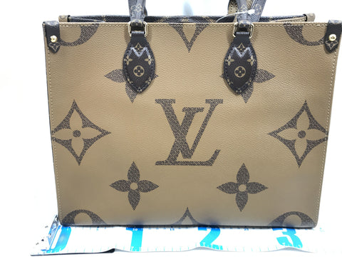 LOUIS VUITTON Monogram 37LV Monogram Reverse On The Go MM M45321 IC Chip Handbag