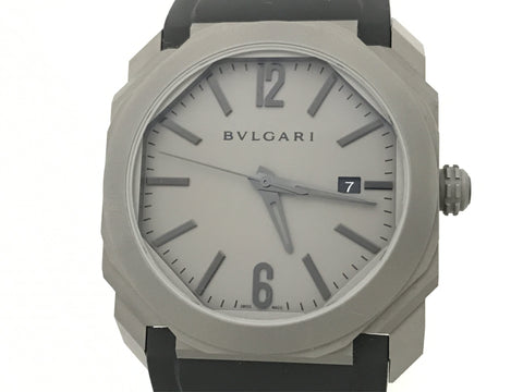 BVLGARI Solotempo Bvlgari Octosolotempo 102858 Gray PO0743 Men's Watch