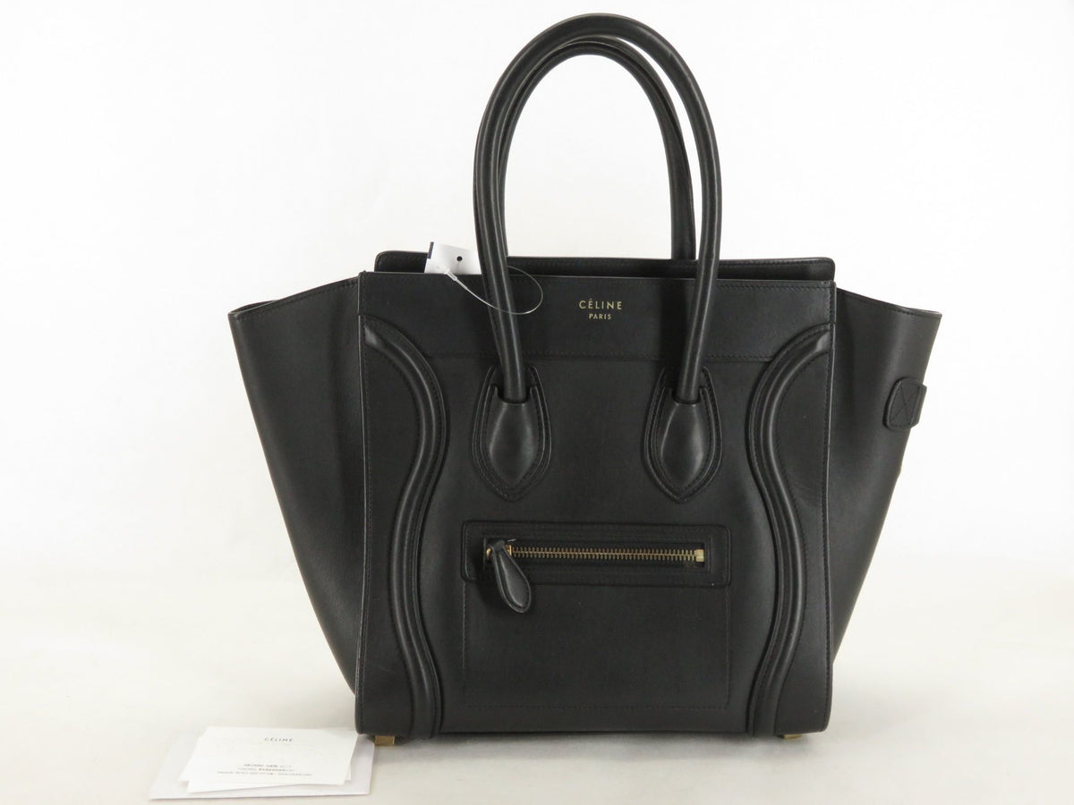 CELINE Luggage Micro Shopper Handbag Handbag