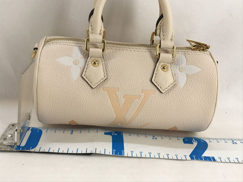 LOUIS VUITTON Monogram Emplant Papillon BB Handbag