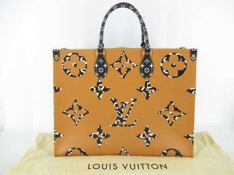 LOUIS VUITTON Monogram Monogram Jungle On The Go GM M44675 RFID Confirmed Tote Bag