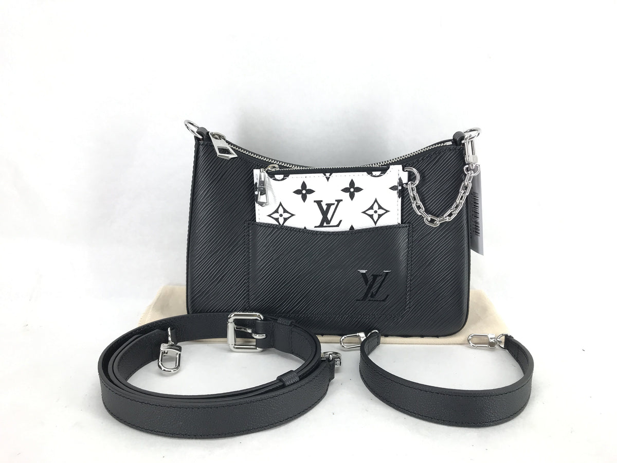 LOUIS VUITTON Epi M80689 Epi Marel Noir Shoulder Bag