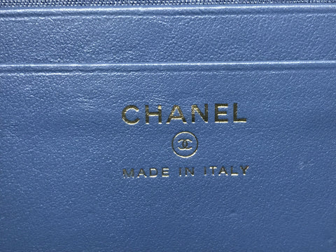 CHANEL denim chain shoulder camera bag shoulder bag