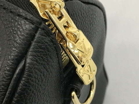 LOUIS VUITTON Monogram Emplant Monogram M58953 Implant Speedy 20 Band Handbag