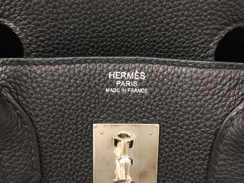 HERMES Birkin HERMES Birkin 30 ethane Togo □Q engraved SV metal fittings handbag