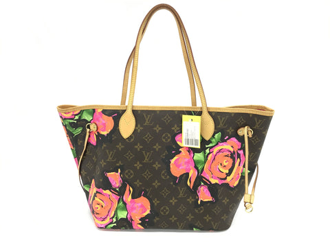 LOUIS VUITTON Monogram Monogram M40156 Neverfull Rose Tote Bag