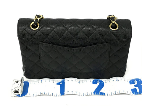 CHANEL Caviar Skin Caviar Skin Matelasse W Flap Shoulder Bag