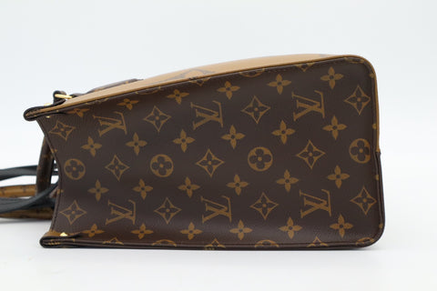 LOUIS VUITTON M45321 Reverse On The Go-MM Monogram Giant RFID Tote Bag