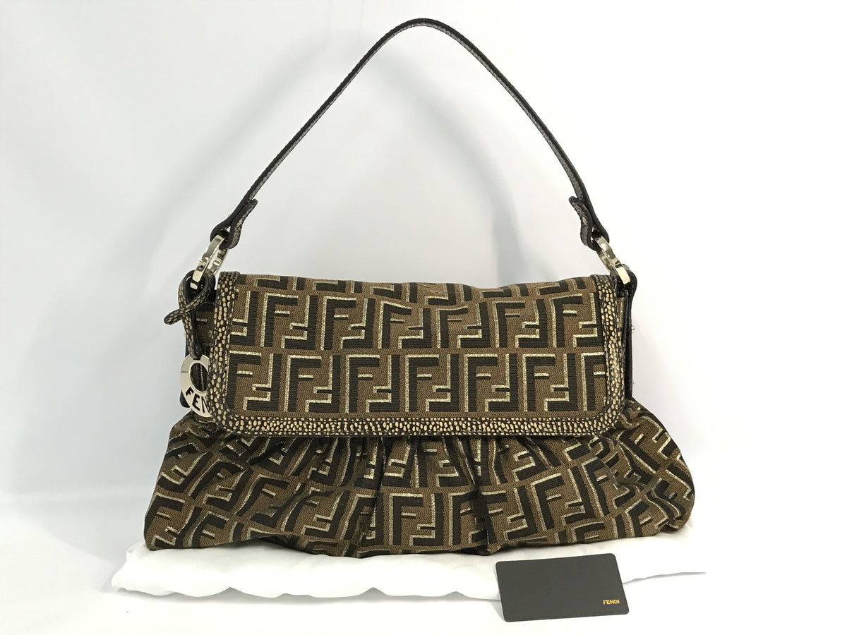 FENDI Zucca Pattern Zucca Chef Bag Handbag