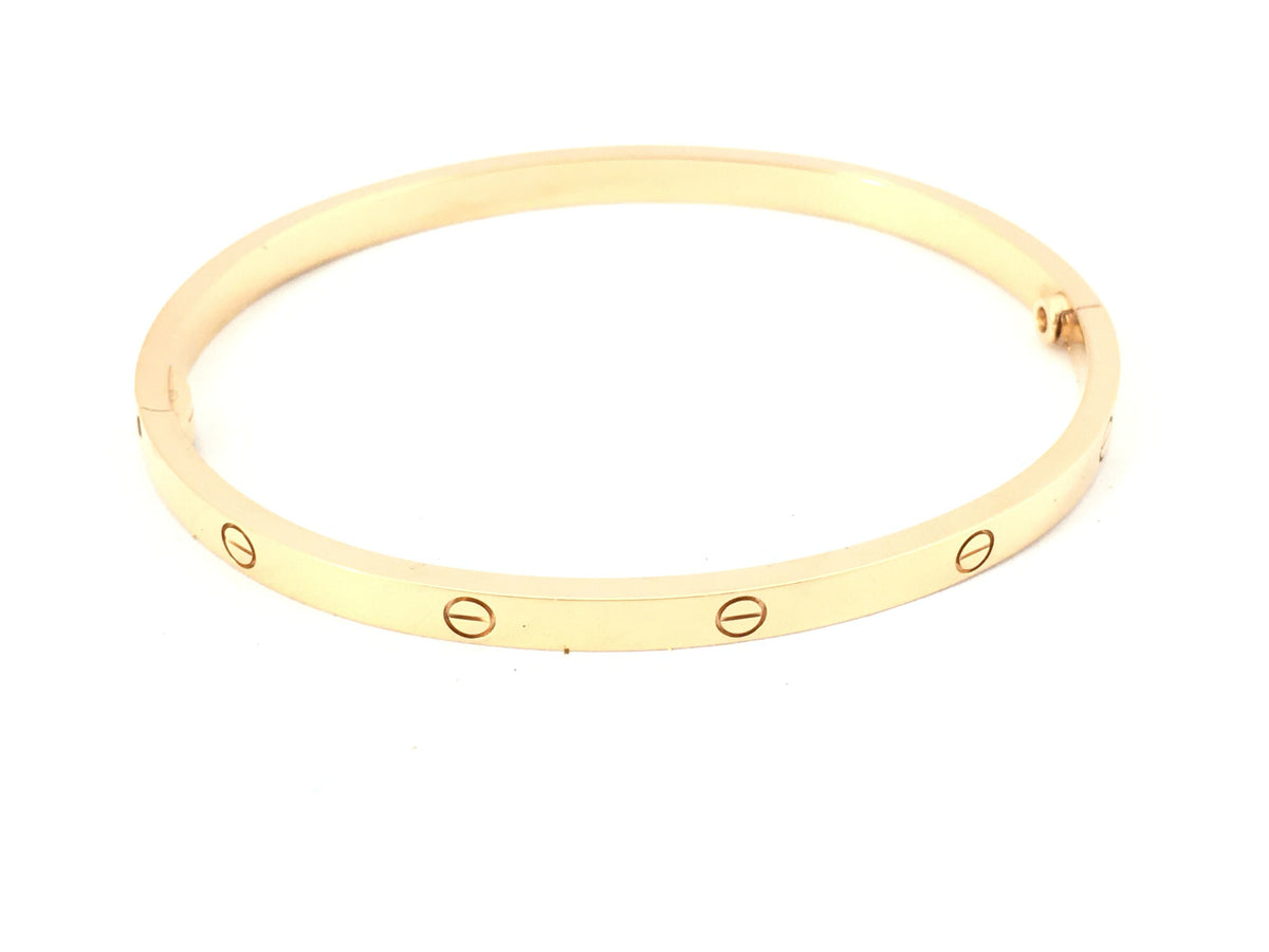 Cartier Love Breath SM #17 PG AU750 19.2g Bracelet/Bangle (Precious Metal)