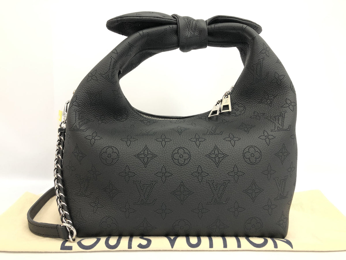 LOUIS VUITTON Mahina Mahina White Knot Shoulder Bag