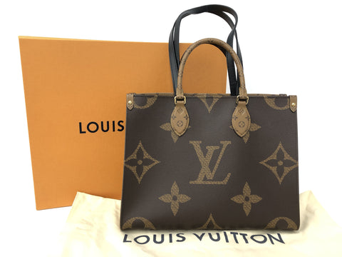 LOUIS VUITTON monogram on-the-go handbag handbag