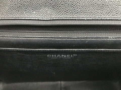 CHANEL Medium Mato Caviar Black SS Shoulder Bag