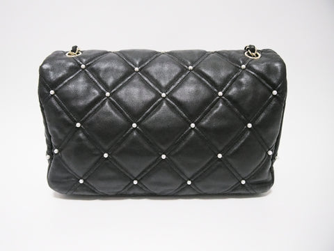 CHANEL AS1202 Lambskin pearl studs chain shoulder [with seal card] 28 series shoulder bag