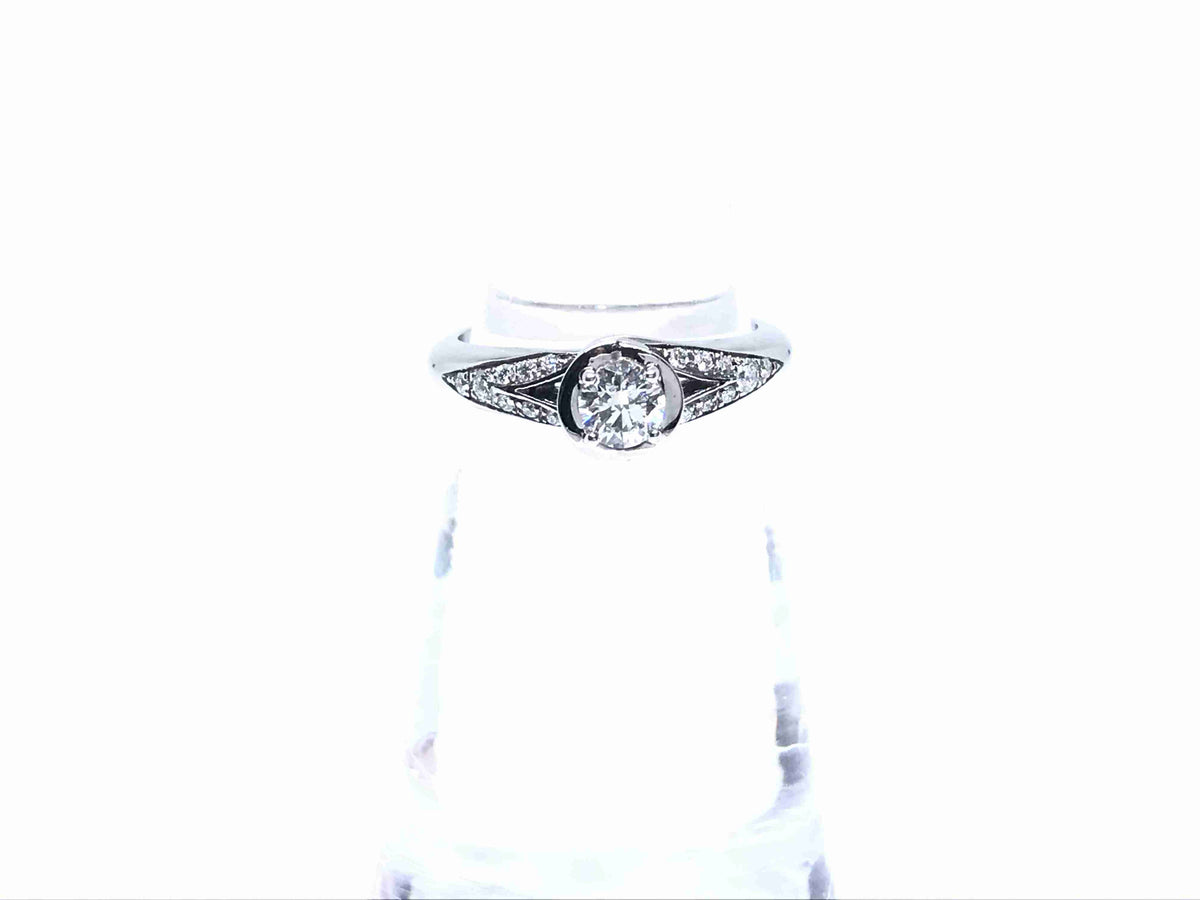 BVLGARI Incontro d'Amore D0.22ct melee diamond PT950 4.7g ring (precious metal)