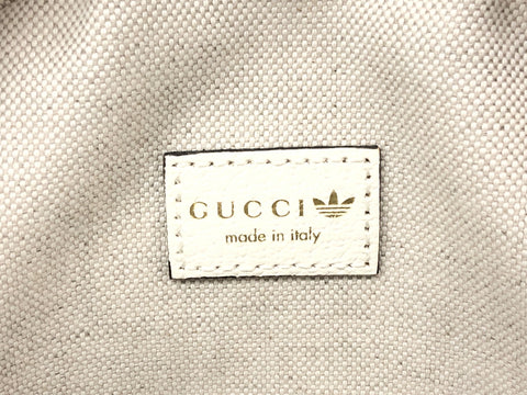 GUCCI adidas×GUCCI Ophidia shoulder bag leather white double G box storage bag shoulder bag