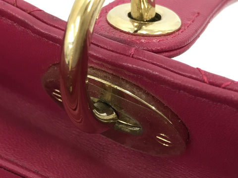 Dior Lady Dior Christian Dior Lady Canage Lambskin 2way Bag Handbag