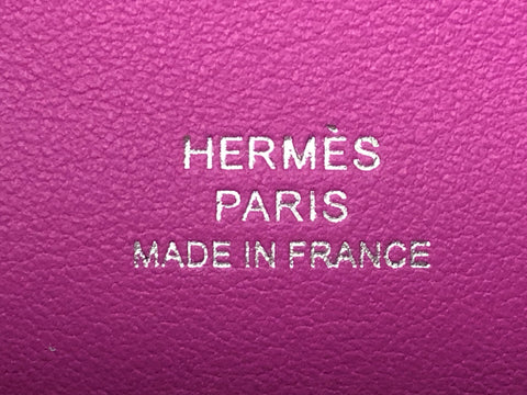 HERMES Unused Pochette Kelly Swift Magnolia SV Metal Fittings U Engraved Handbag