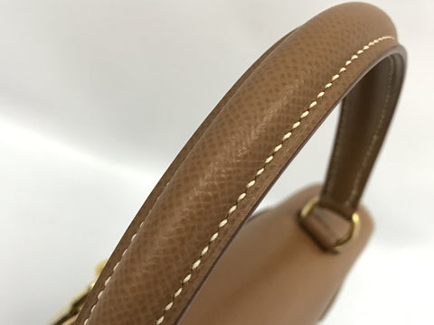 HERMES Kelly Kelly 28 Kushvel Gold GP □A handbag