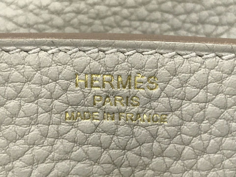 )HERMES Birkin Birkin 25 Togo Griper GP metal fittings U engraving handbag