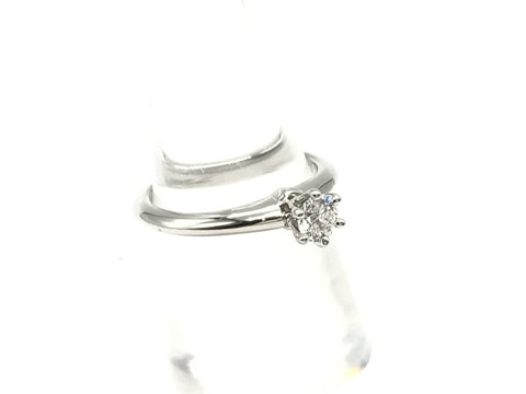 Tiffany&Co. Solitaire D0.23ct PT950 3.9g Ring (precious metal)