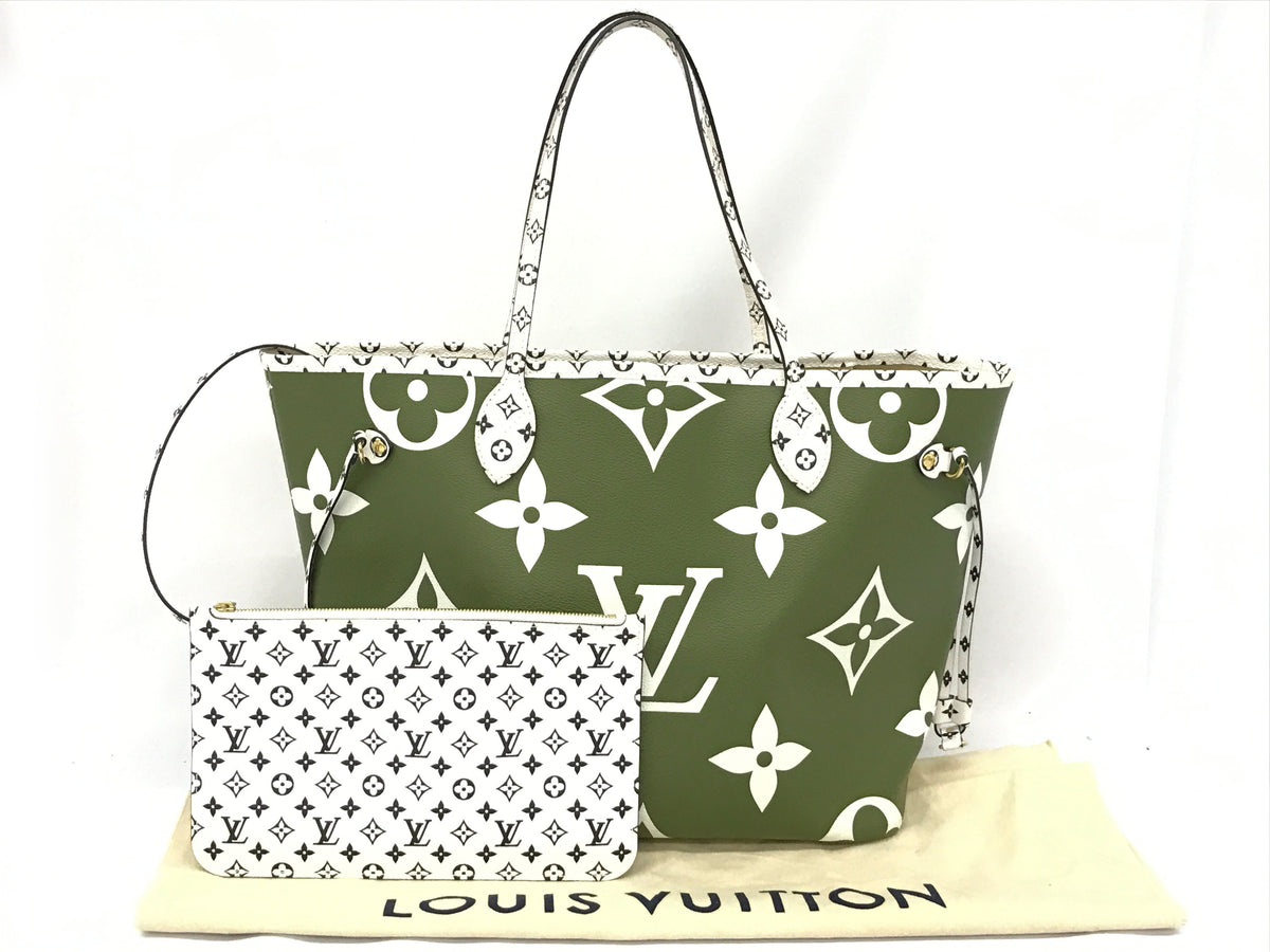 LOUIS VUITTON Giant Neverfull MM M44568 Tote Bag