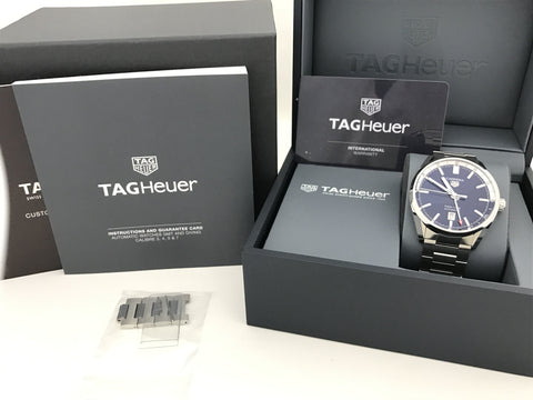 TAG Heuer WBN201A.BA0640 WQM6383 Blue Dial Automatic Men's Watch