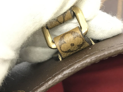 LOUIS VUITTON ON THE GO PM BROWN MONOGRAM TOTE BAG