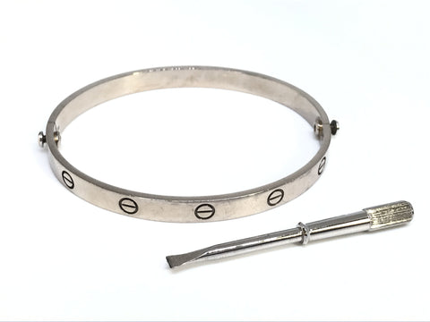 Cartier Old Love Bracelet #20 WG 750 39.8g Bracelet/Bangle (Precious Metal)