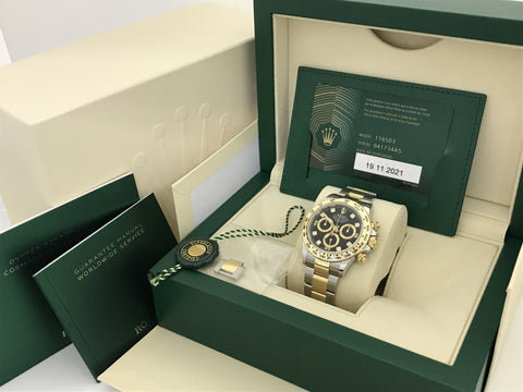 Rolex Daytona 116503G Black 941734A5 Men's Watch