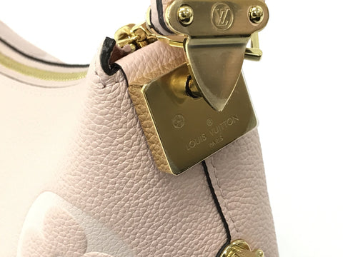 LOUIS VUITTON Monogram Implant Marshmallow PM M45697 Monogram Implant IC Chip Gradation Top Handle Shoulder Bag Handbag