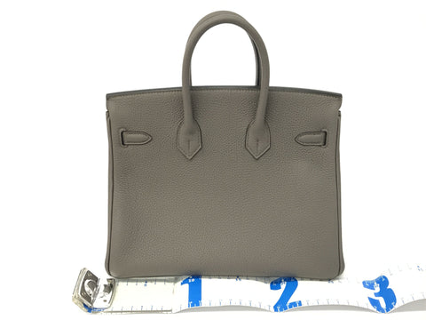 HERMES Birkin 25 Togo ethane handbag