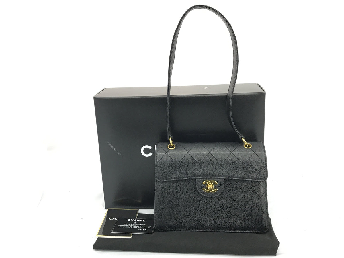 CHANEL caviar skin caviar skin one shoulder bag shoulder bag