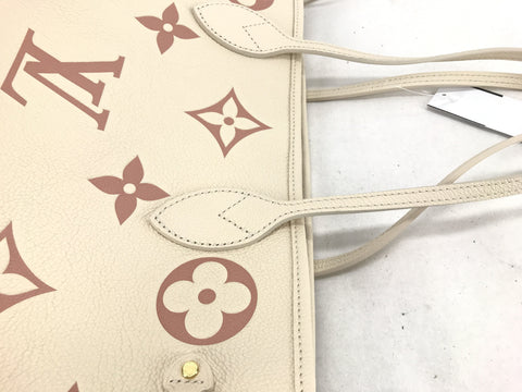 LOUIS VUITTON Monogram Emplant M21579 Emplant Neverfull MM Tote Bag