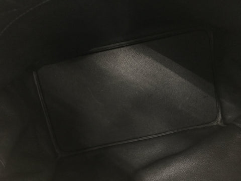 HERMES Hauta Croix 40 Togo Black SS U Handbag