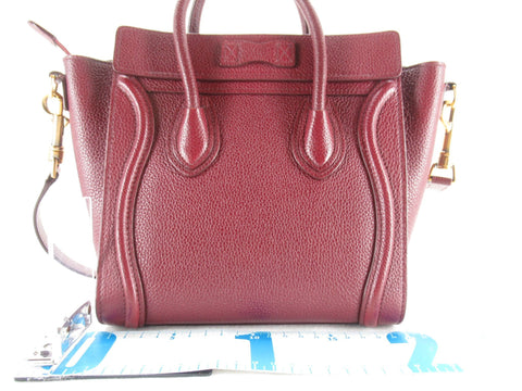 CELINE Luggage Nano Shopper Handbag