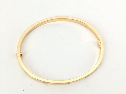 Cartier Love Breath SM #17 PG AU750 19.2g Bracelet/Bangle (Precious Metal)