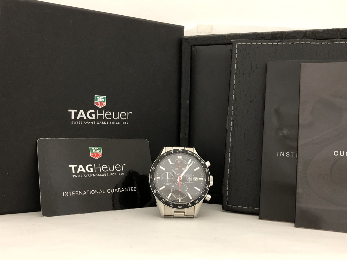 TAG Heuer Carrera CV2014.BA0786 FX3746 Tachymeter Chrono Men's Watch