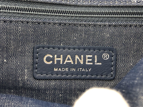 CHANEL CHANEL chain shoulder bag denim blue SS shoulder bag