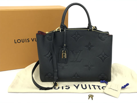 LOUIS VUITTON Monogram Emplant Monogram Emplant Grand Palais MM 20% UP Handbag