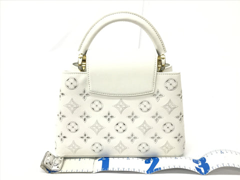 LOUIS VUITTON Capucines BB White Handbag【SS】