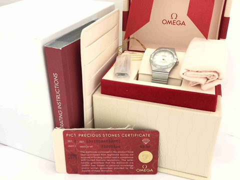 OMEGA Constellation 131.10.28.60.52.001 93005566 White Dial Women's Watch