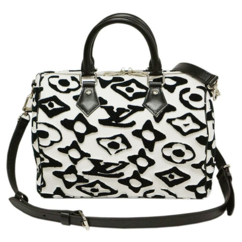 LOUIS VUITTON M45563 Monogram Tufted Speedy Bandouliere 25 Boston Bag