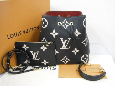 LOUIS VUITTON Monogram Implant Neonoe MM Shoulder Bag W26cm Shoulder Bag