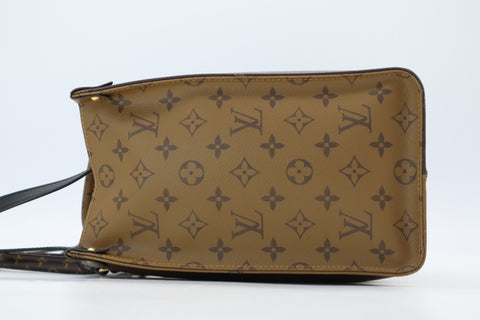 LOUIS VUITTON M45321 Reverse On The Go-MM Monogram Giant RFID Tote Bag