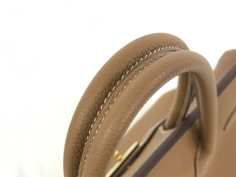 HERMES Birkin Birkin 30 Togo Gold GP L Handbag
